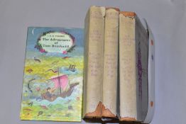 A THREE VOLUME SET OF THE LORD OF THE RINGS BY JRR TOLKIEN, published by Readers Union in 1960,