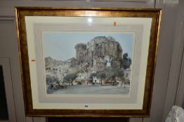 WILLIAM RUSSELL FLINT (1881-1969) 'LA VOULTE SUR RHONE', a signed limited edition print depicting