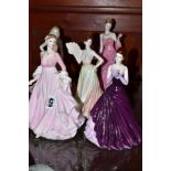 FIVE COALPORT LADY FIGURES, comprising 'Perfect Moment' limited edition no. 650/7500, sculpted by