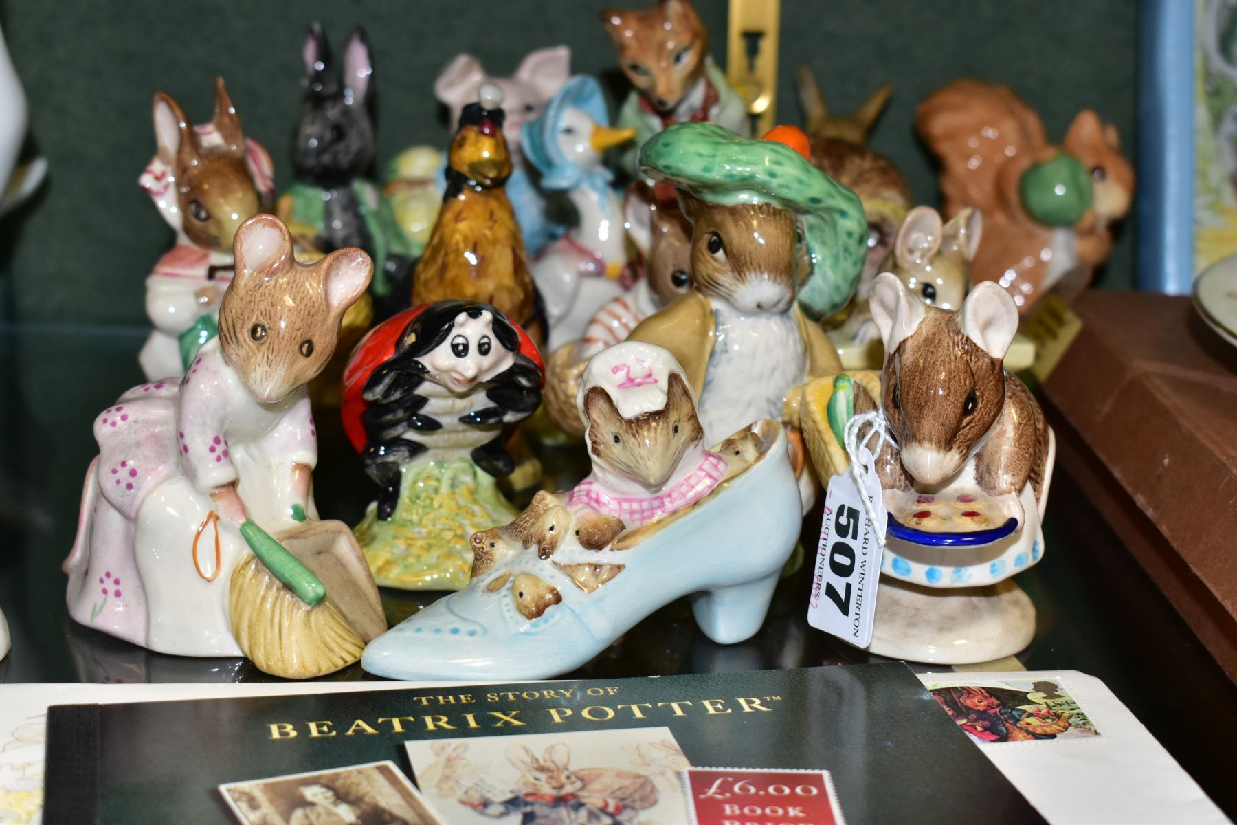 A GROUP OF ROYAL ALBERT BEATRIX POTTER FIGURES, FIRST DAY COVERS, ETC, to include the following - Image 2 of 6