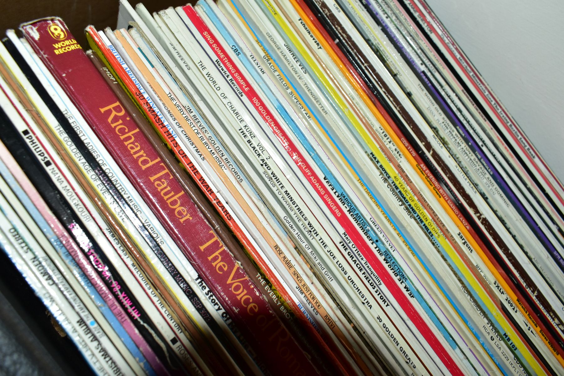 THREE BOXES OF RECORDS, LPs including The Carpenters, Leo Sayer, Stylistics, Abba, Ken Dodd and - Image 5 of 5