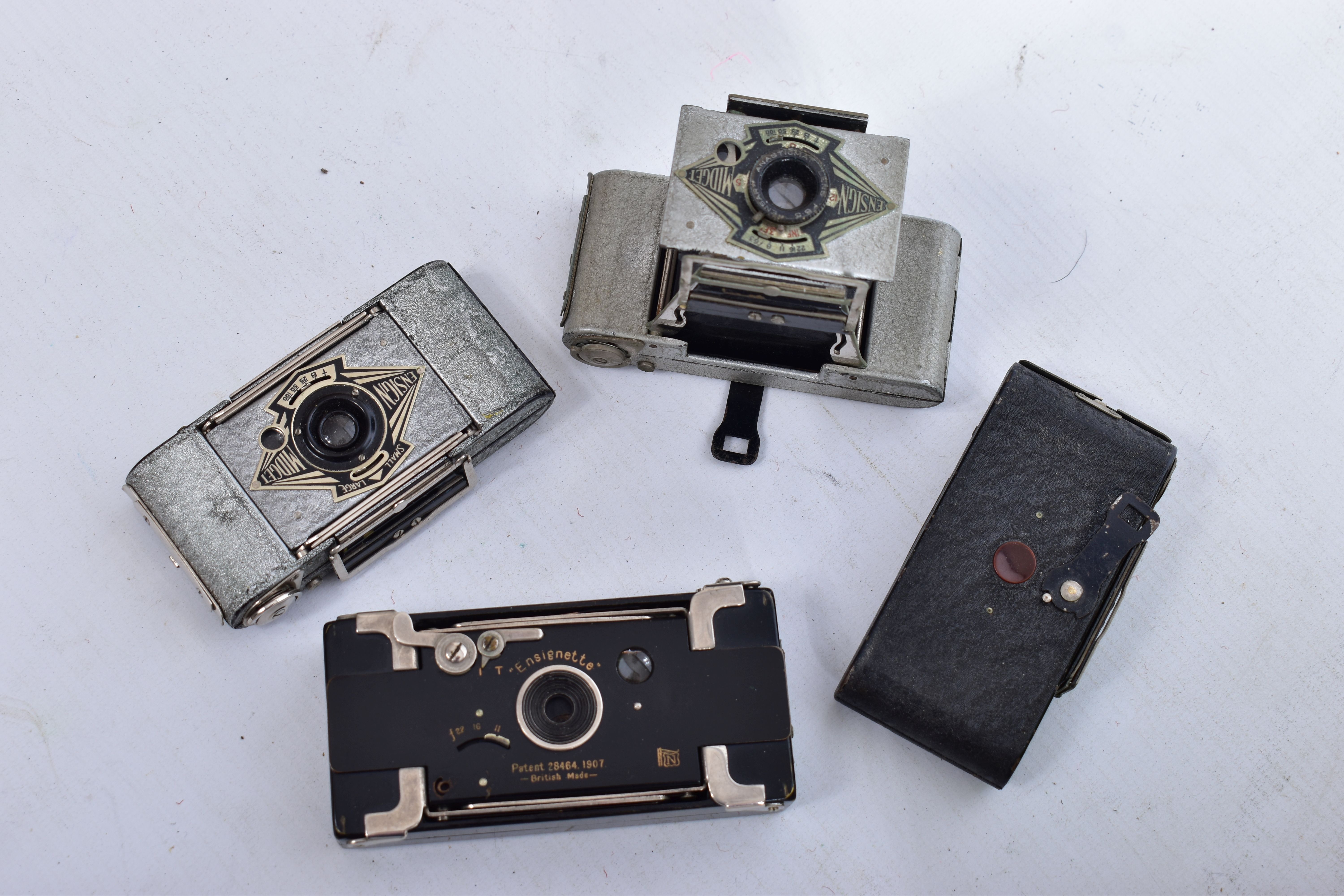 A TRAY CONTAINING HOUGHTON ENSIGN FOLDING CAMERAS comprising of a boxed Selfix 16-20, Ensignette - Image 4 of 4