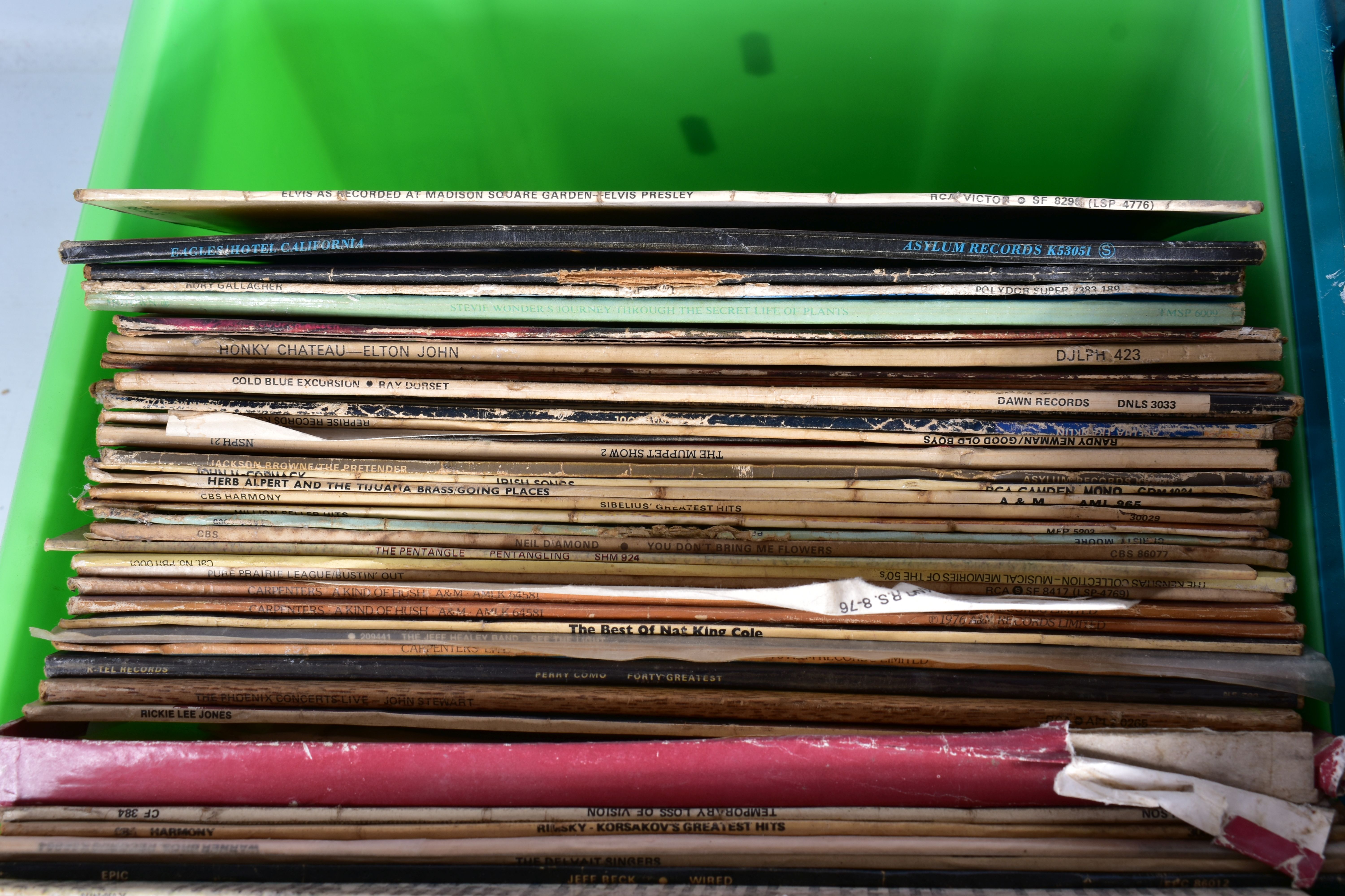 TWO TRAYS CONTAINING OVER ONE HUNDERD LPs including Cool Blue by Ray Dorset, Guy Fletcher, Honky - Image 2 of 5