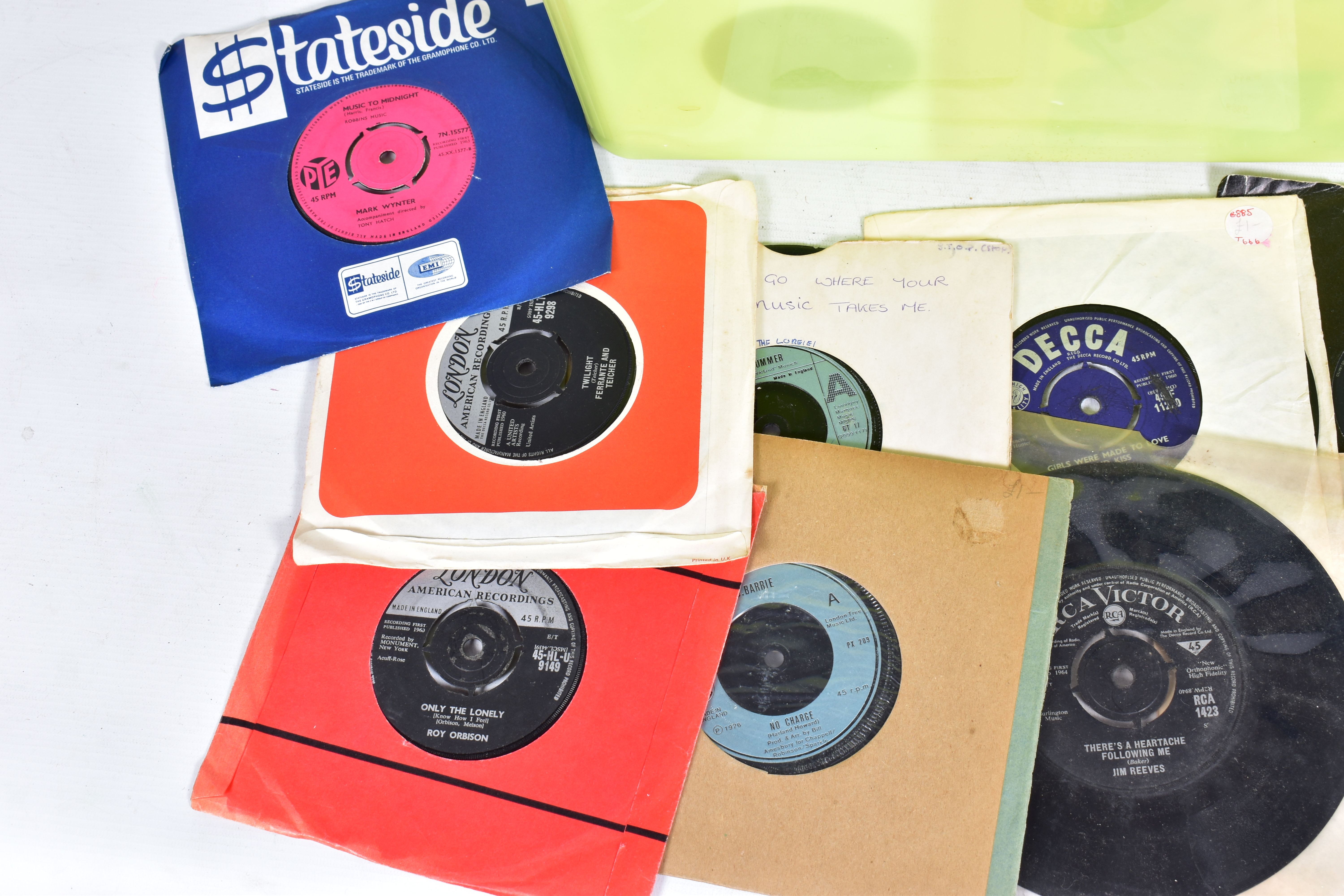 TW TRAYS CONTAINING OVER TWO HUNDRED LPs AND SINGLES artists include ABBA, Elvis Presley, Simon - Image 2 of 6