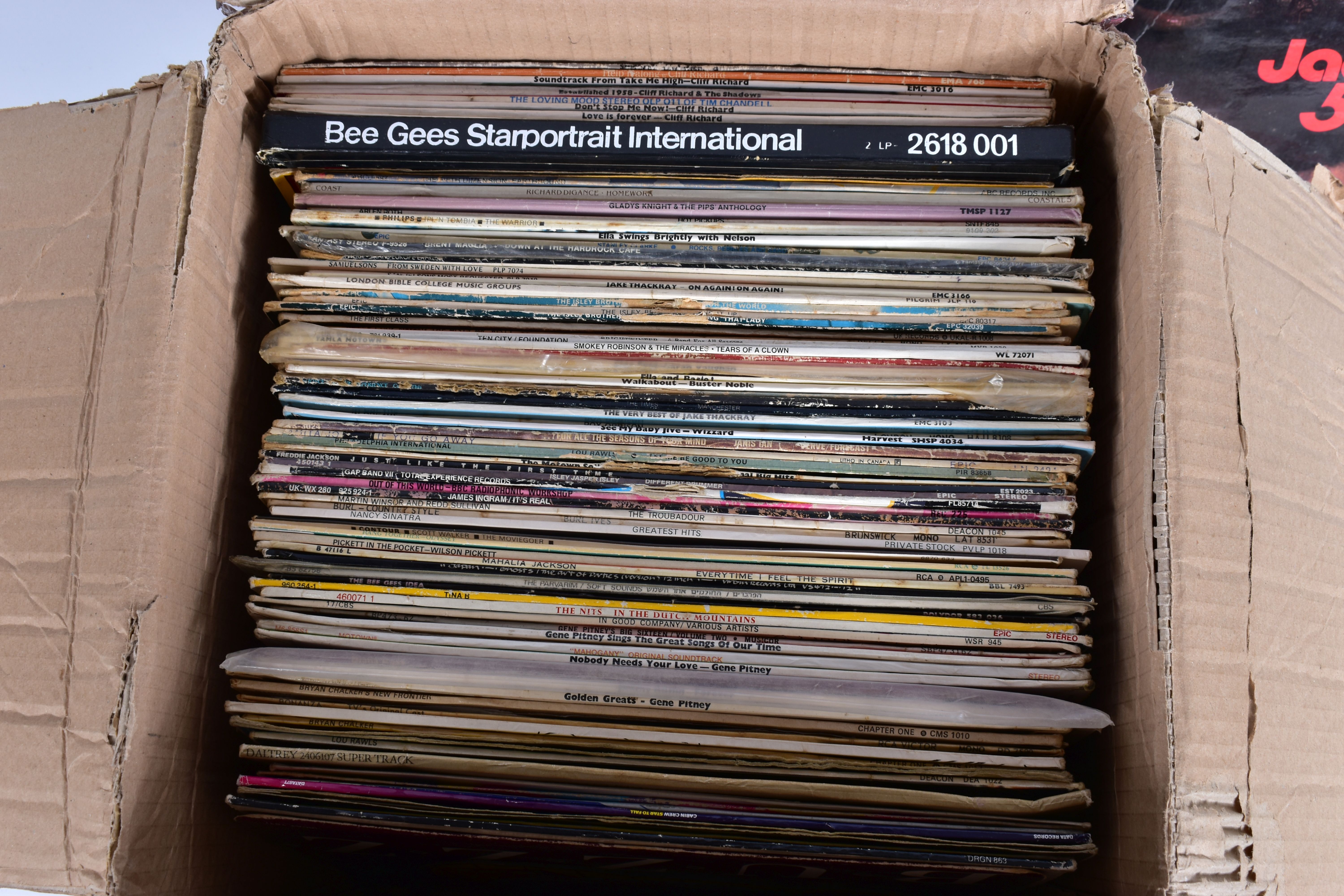 A TRAY CONTAINING APPROX ONE HUNDRED LPs AND 12in SINGLES including BAD by Michael Jackson, - Image 4 of 4