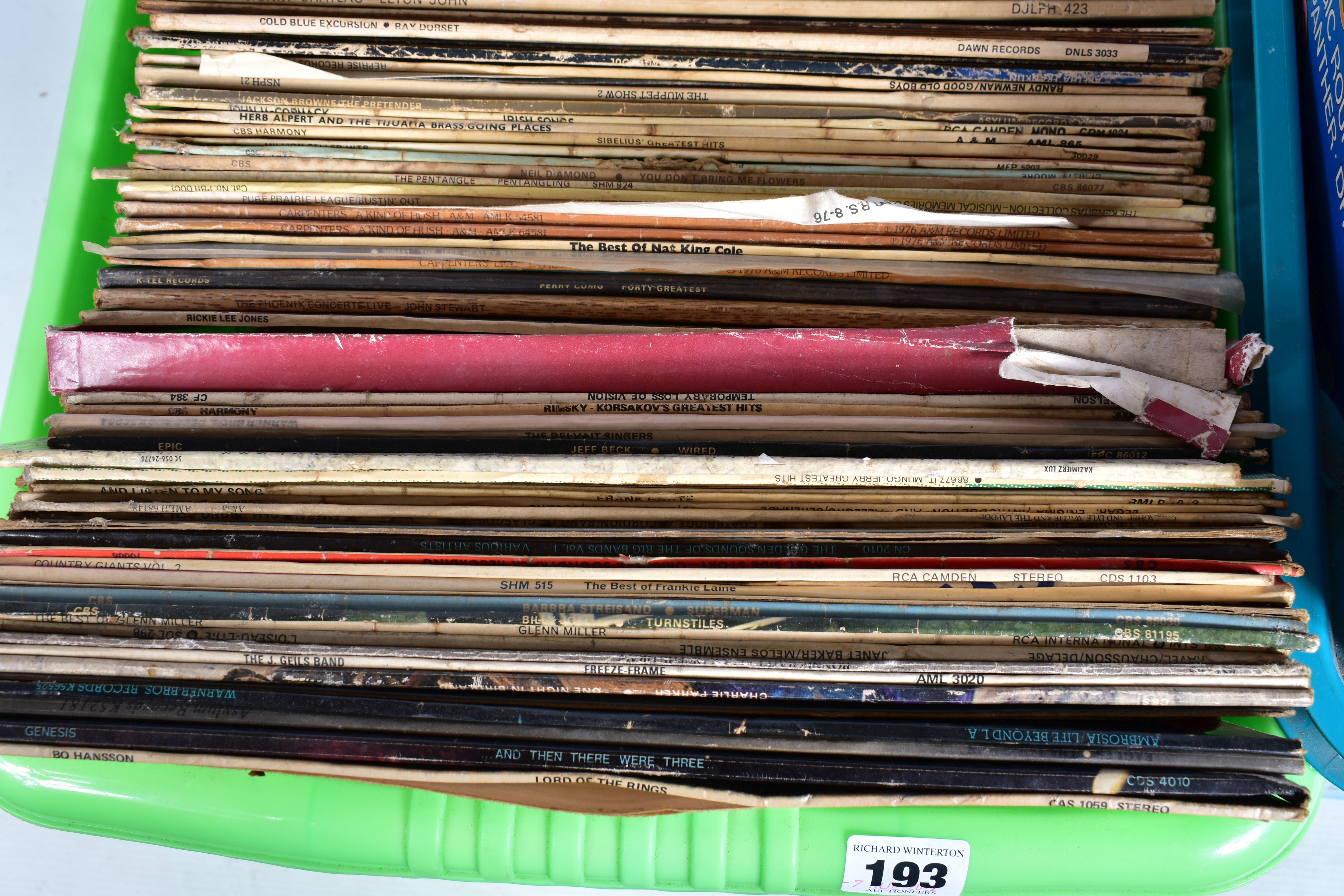 TWO TRAYS CONTAINING OVER ONE HUNDERD LPs including Cool Blue by Ray Dorset, Guy Fletcher, Honky - Image 3 of 5