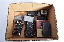 A TRAY CONTAINING HOUGHTON ENSIGN FOLDING CAMERAS comprising of a boxed Selfix 16-20, Ensignette