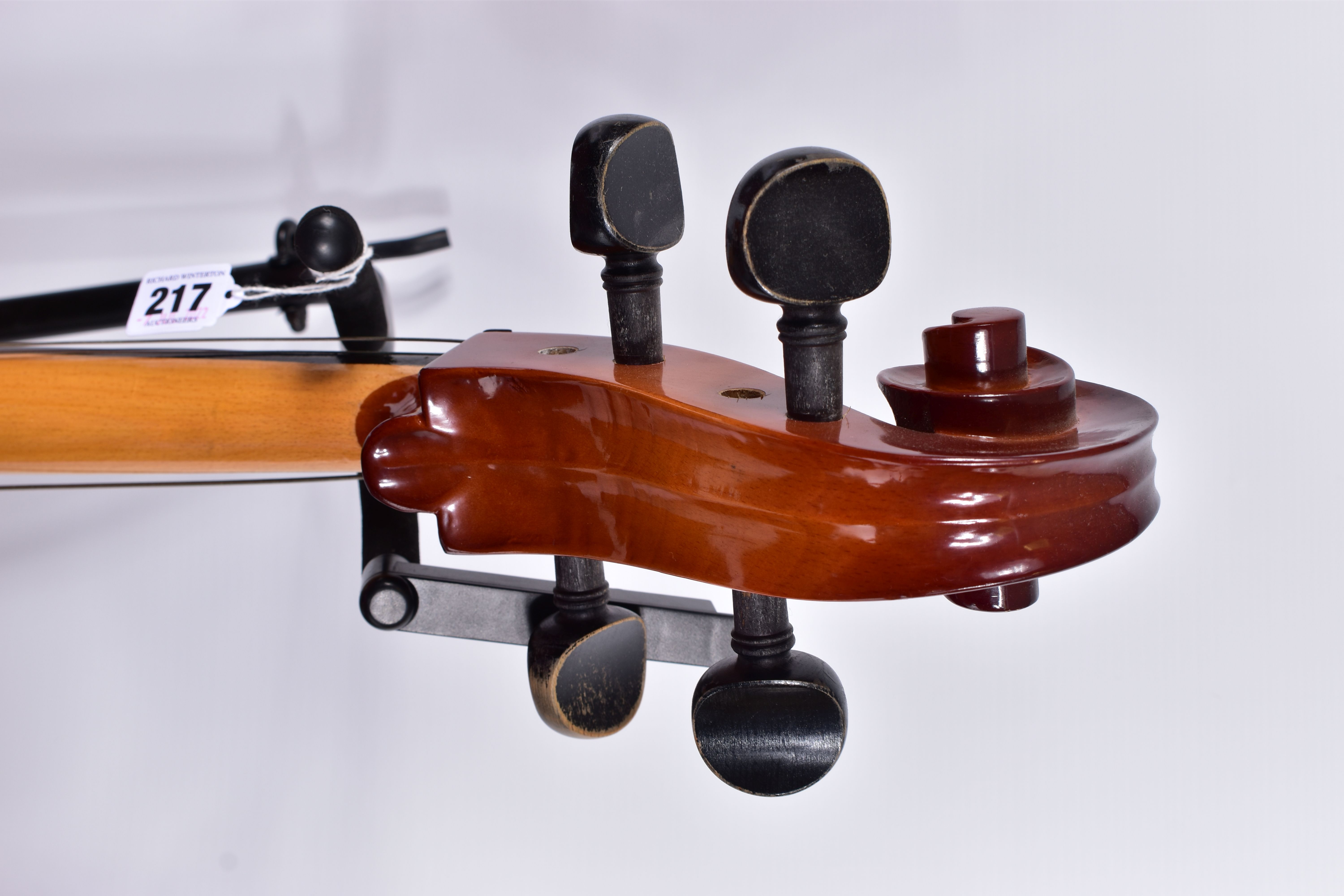 A BOOSEY AND HAWKES BH400 CELLO 122cm high ( no bridge) a JHS Cello stand and an unnamed bow with - Image 5 of 15