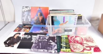 A TRAY CONTAINING OVER ONE HUNDRED AND THIRTY LPS, 12in,7in SINGLES AND CDs items of note Zenyatta