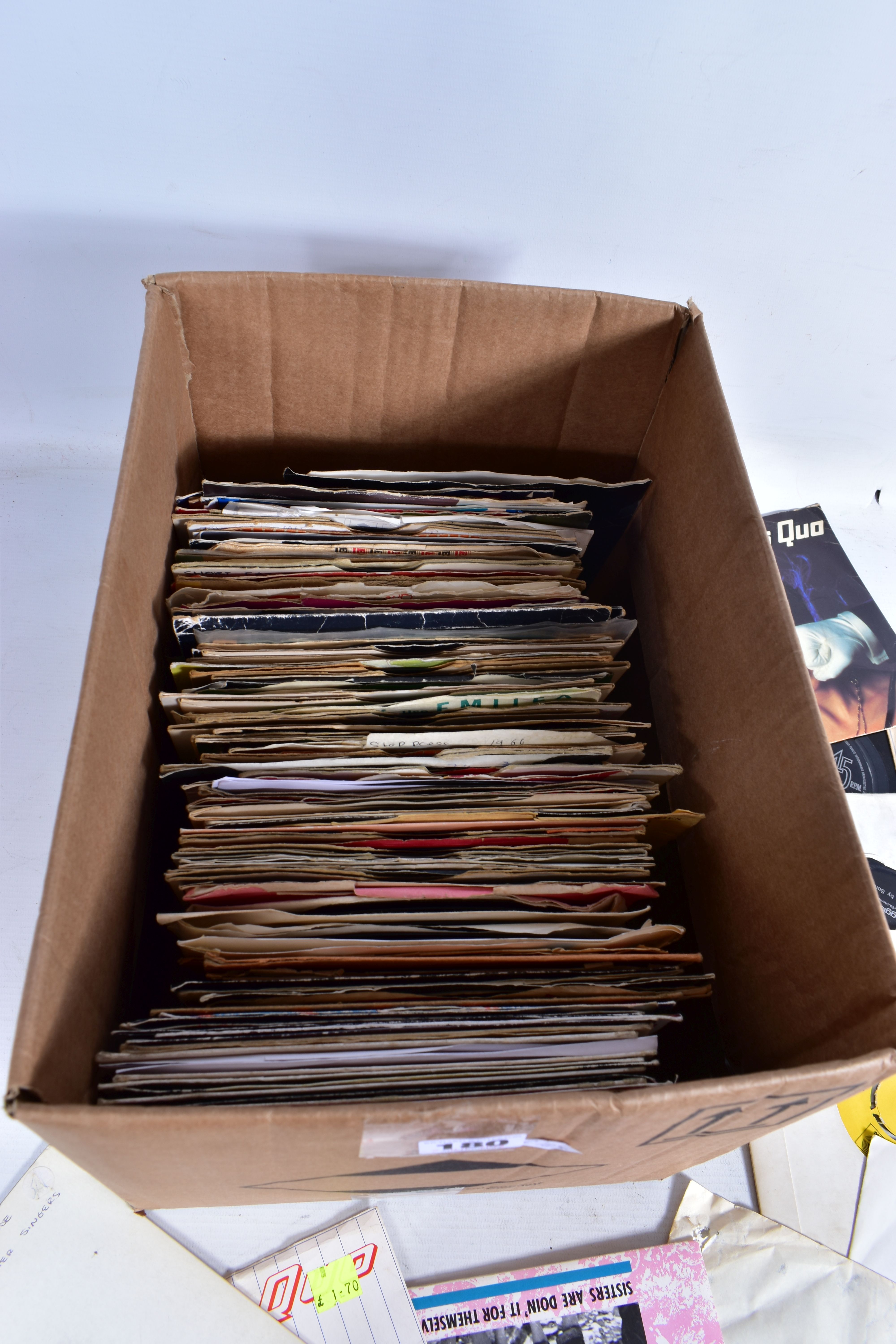 A TRAY CONTAINING OVER ONE HUNDRED AND FIFTY 7in SINGLES including Good Golly by Little Richard, a - Image 2 of 4