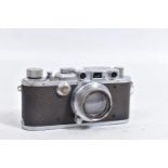 A 1938 LEICA lllA RANGEFINDER CAMERA with a Summar 5cm f2 lens( very tidy cosmetically some brassing