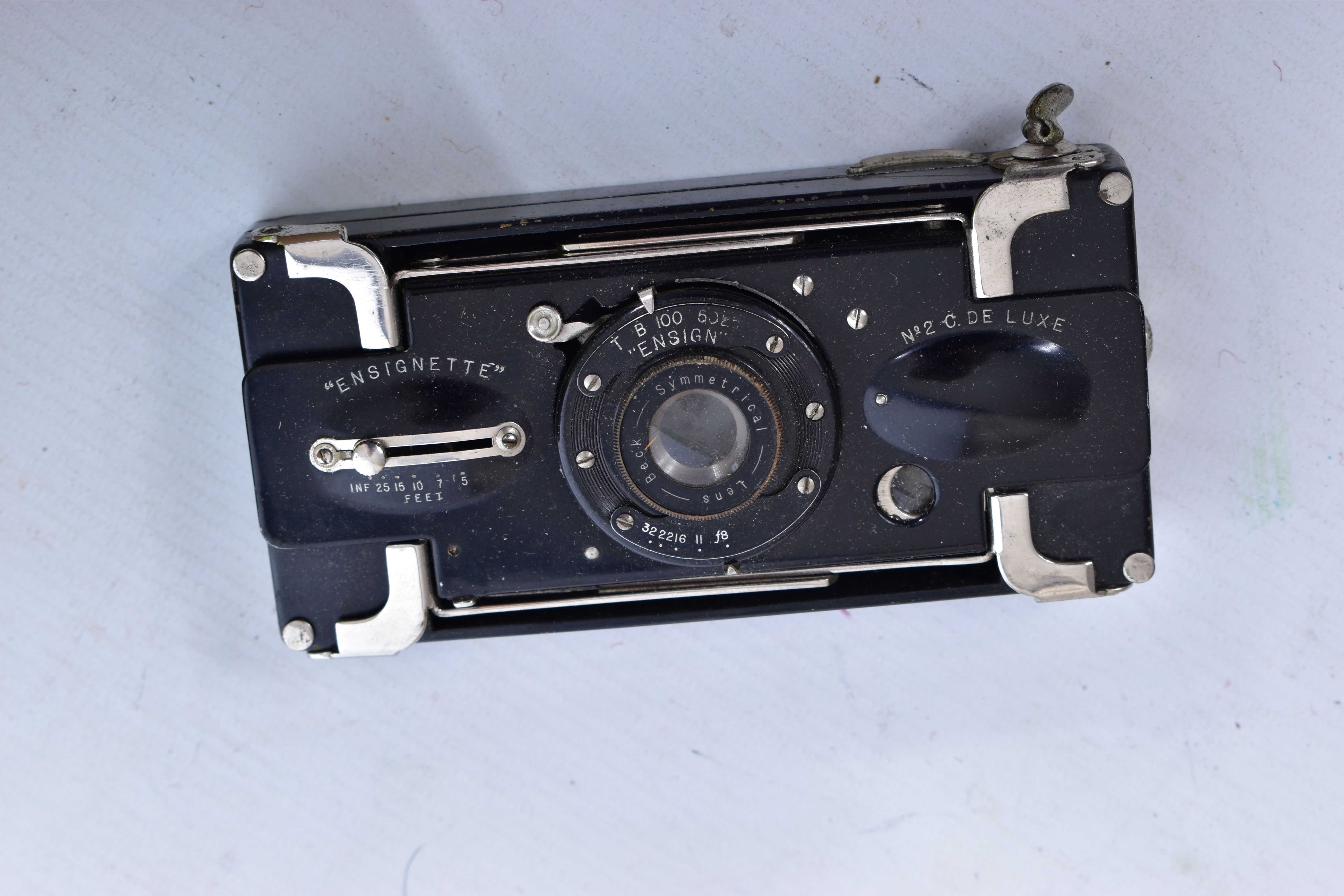 A TRAY CONTAINING HOUGHTON ENSIGN FOLDING CAMERAS comprising of a boxed Selfix 16-20, Ensignette - Image 2 of 4