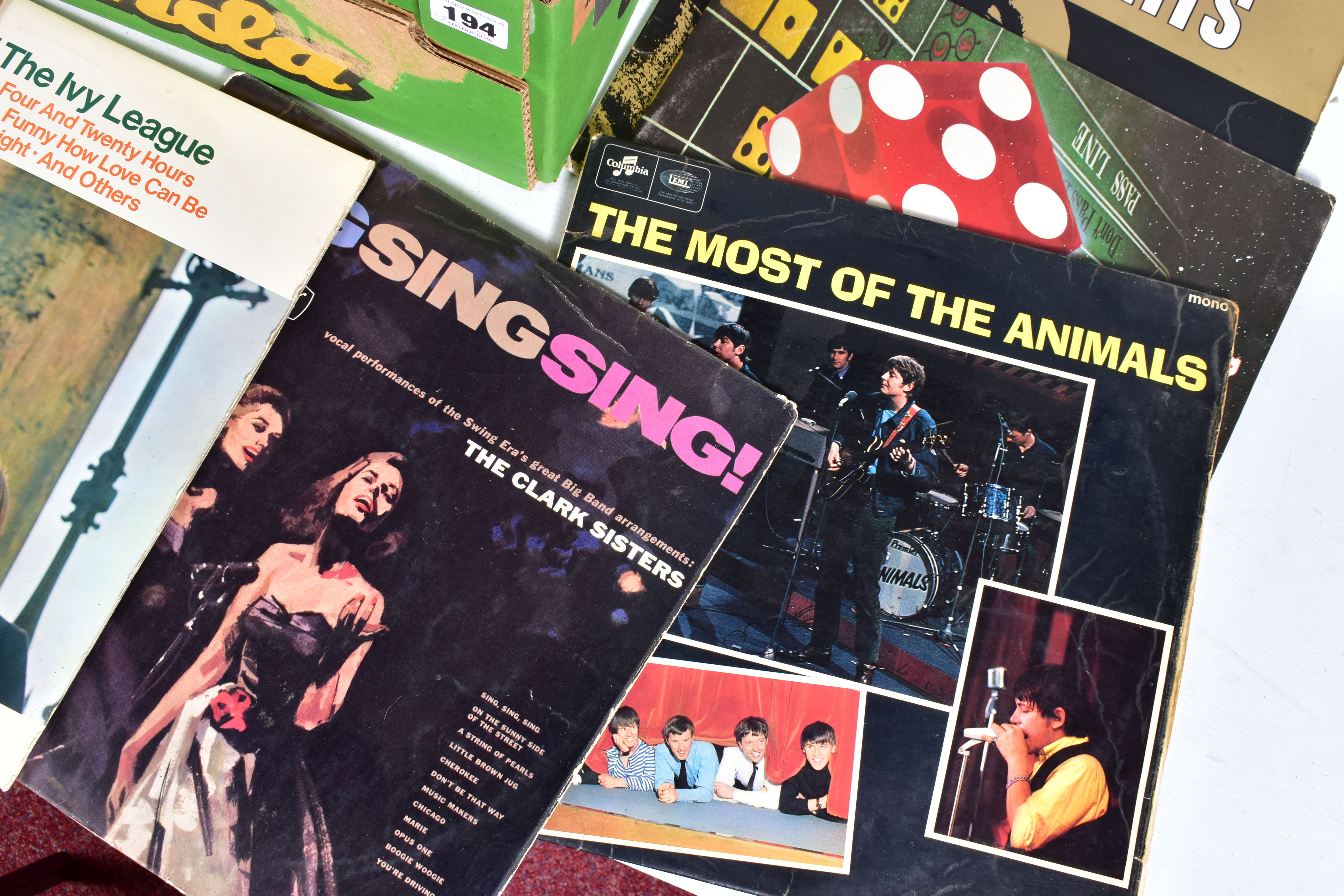A TRAY CONTAINING APPROX ONE HUNDRED AND TEN LPs AND 12in SINGLES including The Animals, The - Image 3 of 5