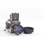 A ZENZA BRONICA C MEDIUM FORMAT CAMERA Serial No GB45415 fitted with a Komura 150mm f3.5 lens and