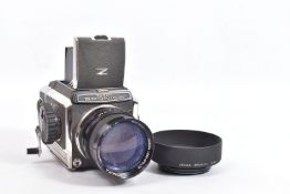 A ZENZA BRONICA C MEDIUM FORMAT CAMERA Serial No GB45415 fitted with a Komura 150mm f3.5 lens and