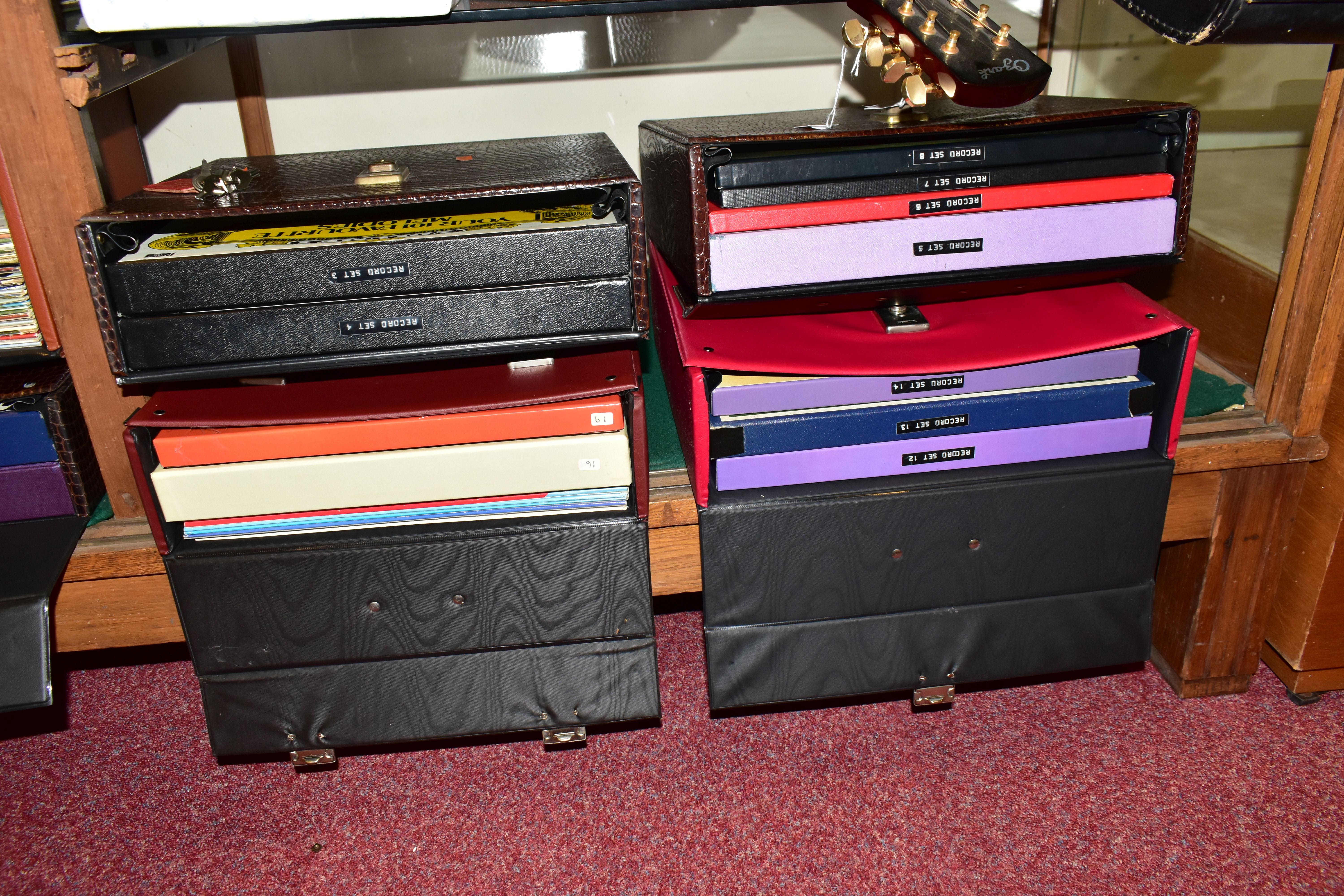 NINE VINTAGE RECORD CASES CONTAINING MOSTLY CLASSICAL MUSIC LP BOXSETS - Image 2 of 8