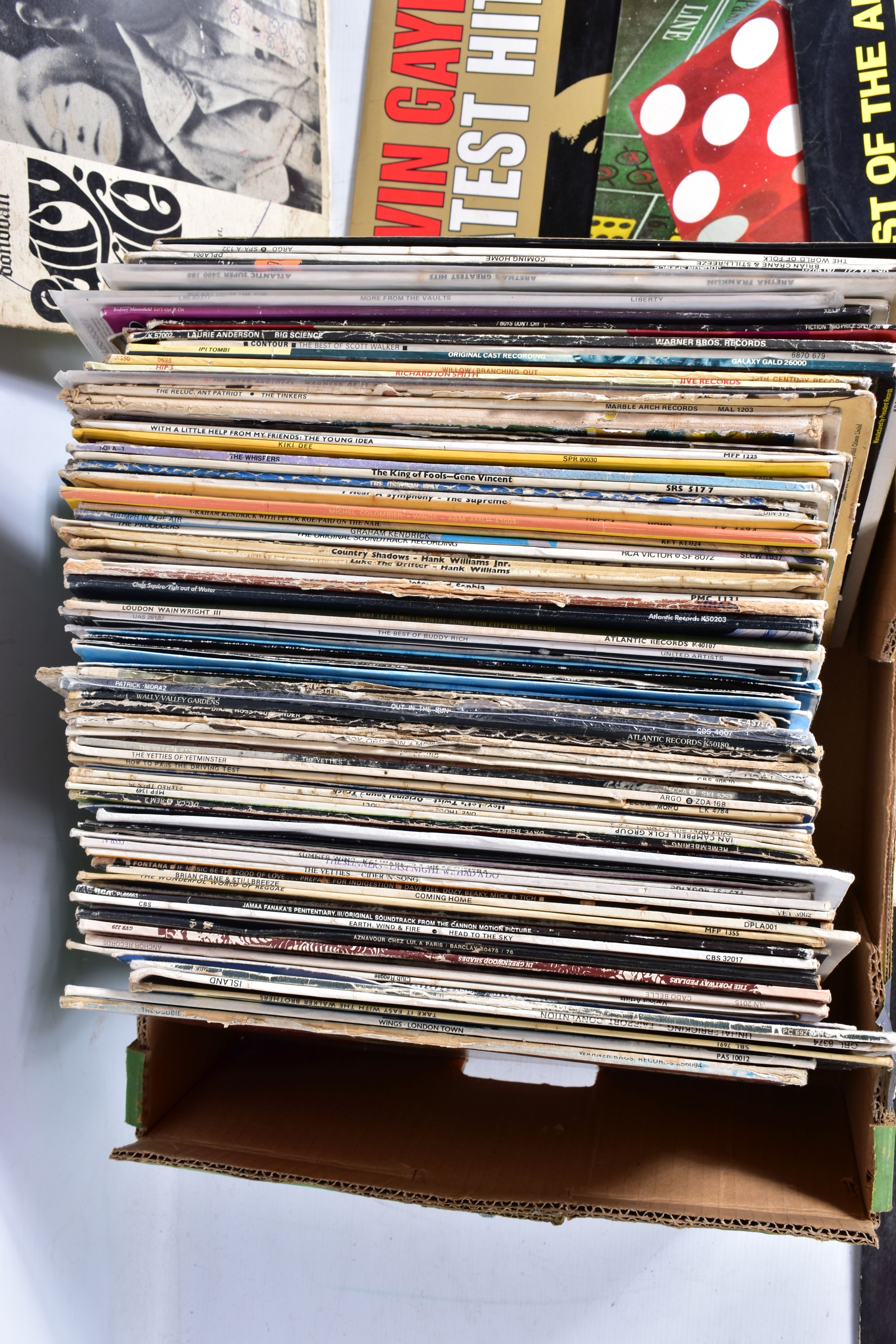 A TRAY CONTAINING APPROX ONE HUNDRED AND TEN LPs AND 12in SINGLES including The Animals, The - Image 5 of 5
