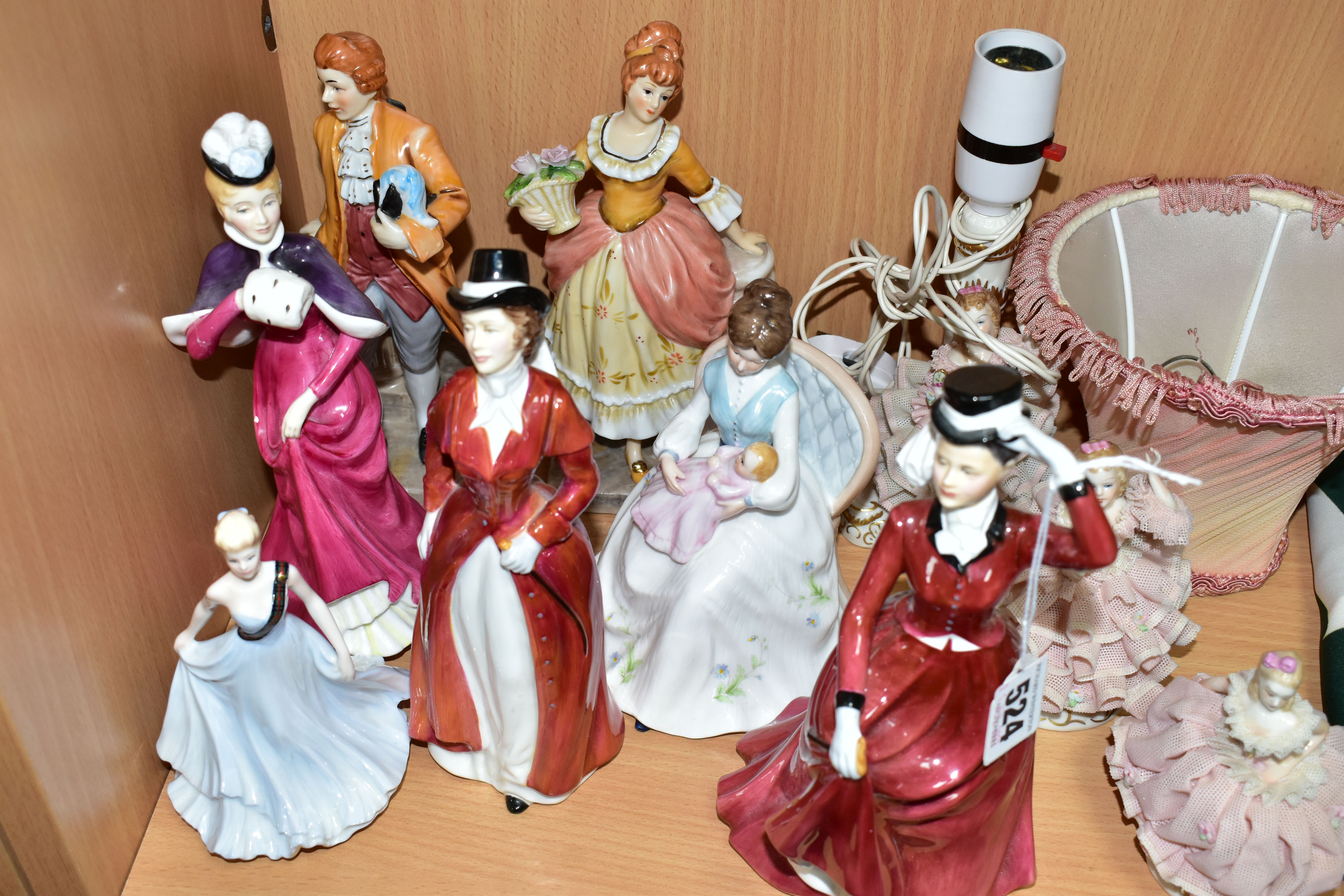 TEN ASSORTED CERAMIC LADY FIGURES, including three Francesca Art China ladies, 'Lavinia', ' - Bild 2 aus 4