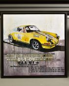 MARCUS HAUB (GERMAN 1972) 'PORSCHE 911 ST', a study of the class winning car at the Le Mans race