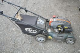 A BRITISH MOWER COMPANY 'BMC' BATTERY START PETROL LAWNMOWER, with a wolf 5.5 hp engine, grass