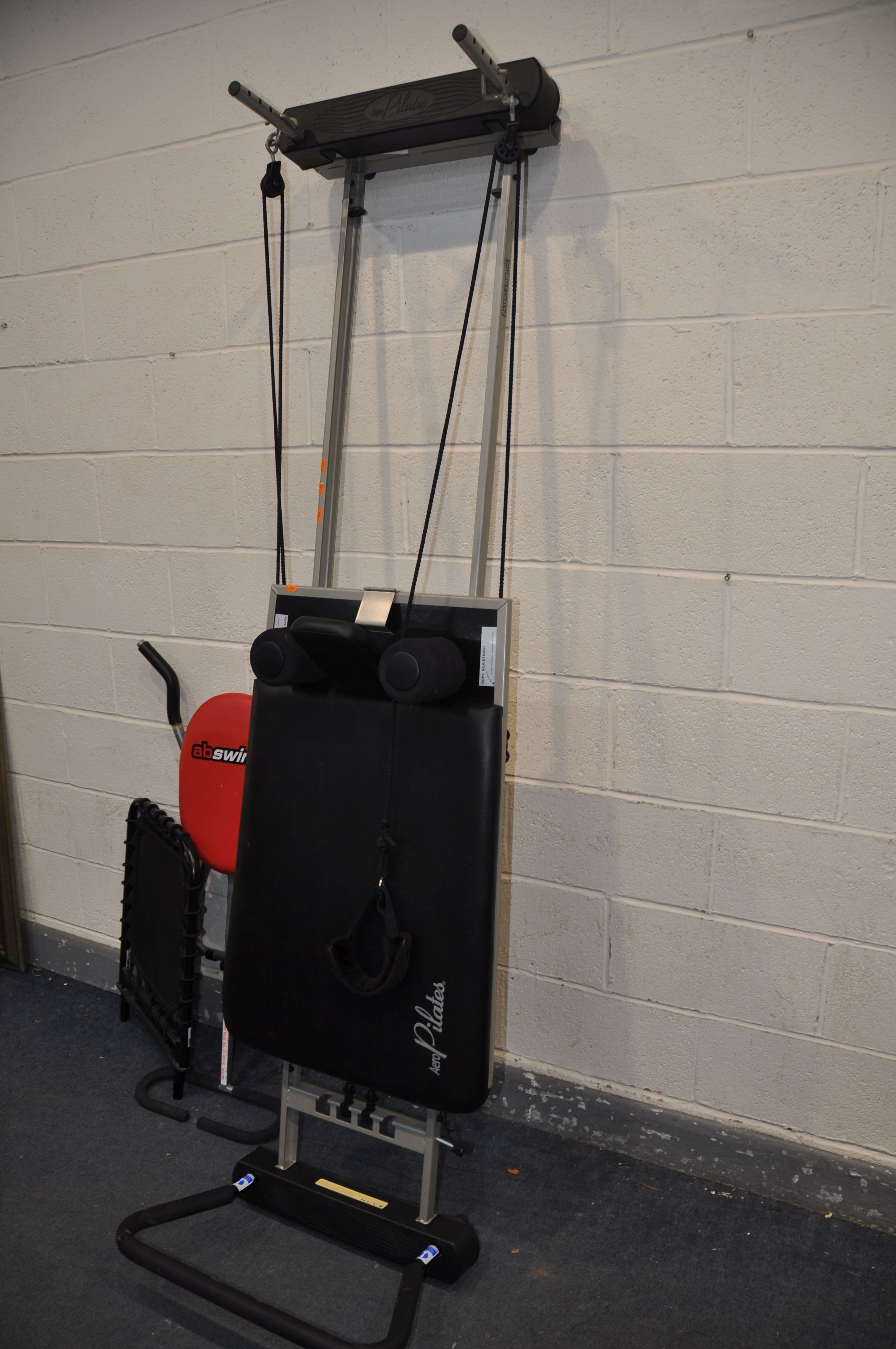 A AEROPILATES REFORMER with cardio rebounder along with an ab swing abdominal workout - Image 2 of 3