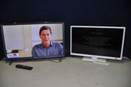 A LG 28TLS520S 28in tv with remote and a Logik L24HEDW15 24in tv with remote (both PAT pass and