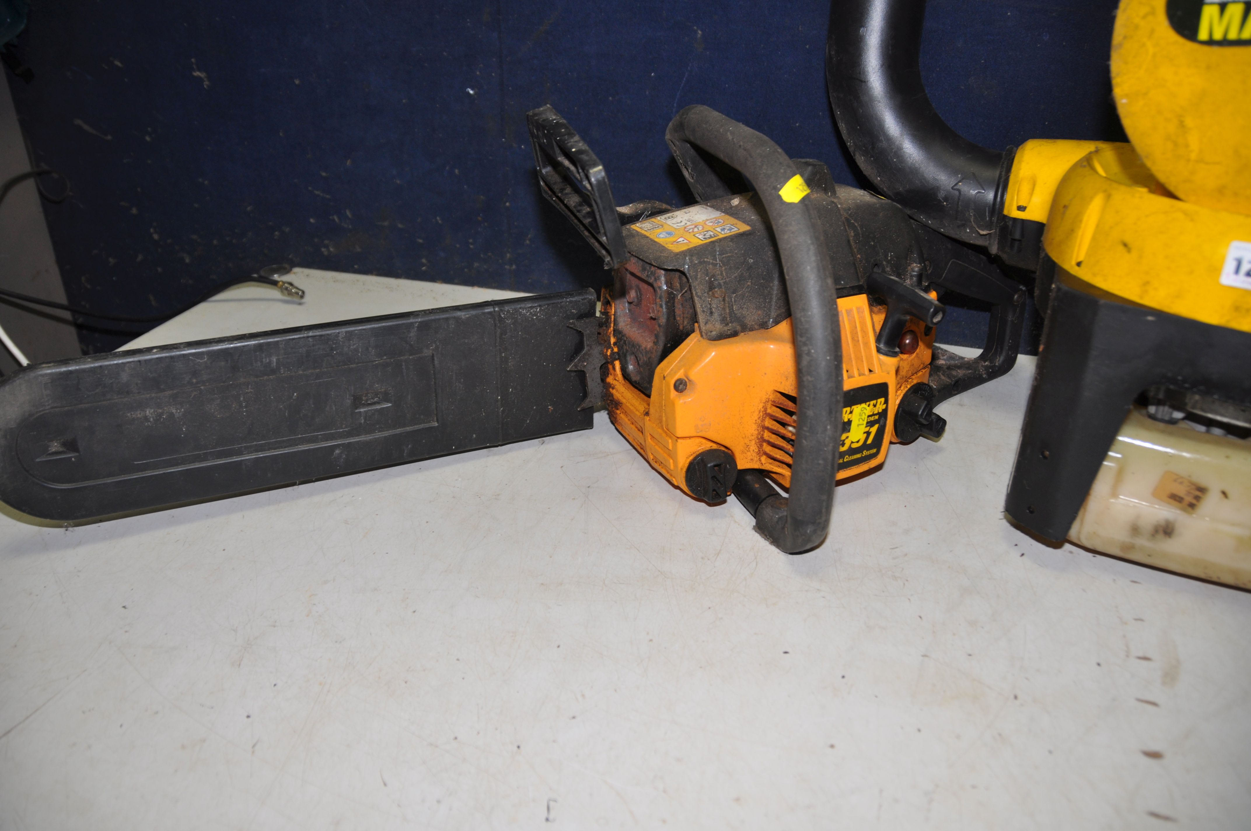 A PARTNER 351 petrol chainsaw and a McCULLOCH 320BV petrol garden vac/blower (both UNTESTED but - Image 2 of 3