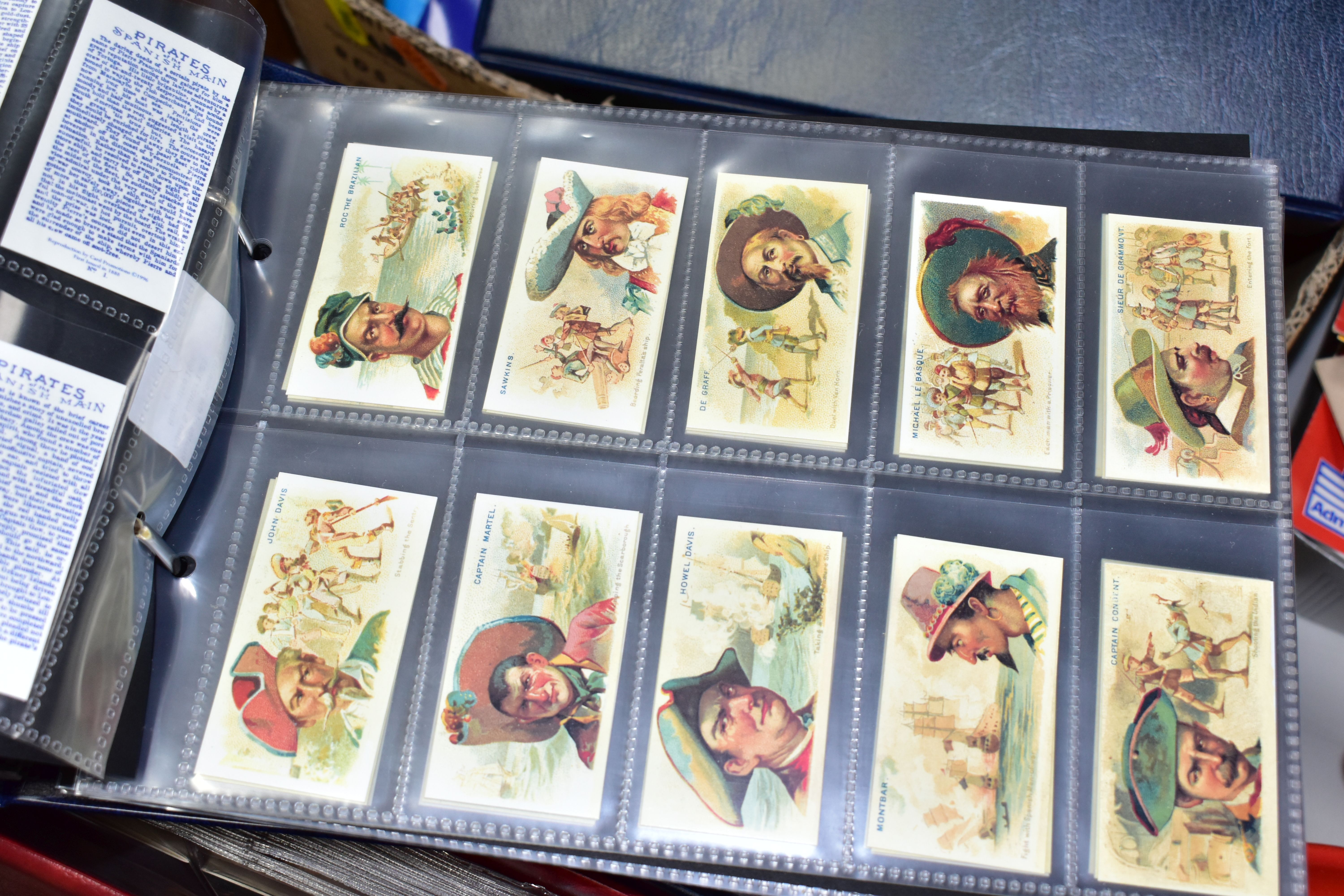 A QUANTITY OF CIGARETTE EPHEMERA, comprising three albums of Cigarette Card reprints, an album of - Image 10 of 10