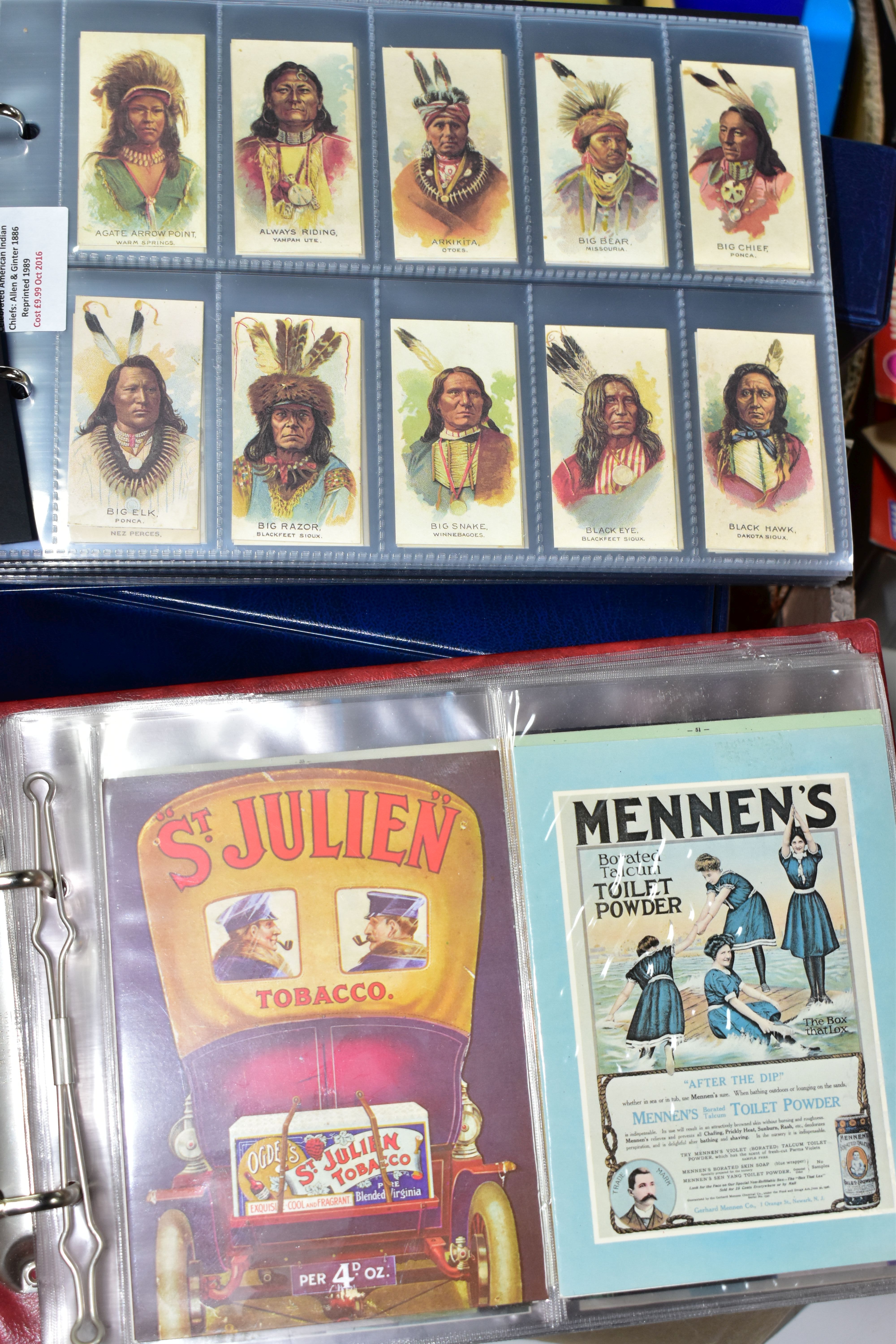 A QUANTITY OF CIGARETTE EPHEMERA, comprising three albums of Cigarette Card reprints, an album of - Image 3 of 10