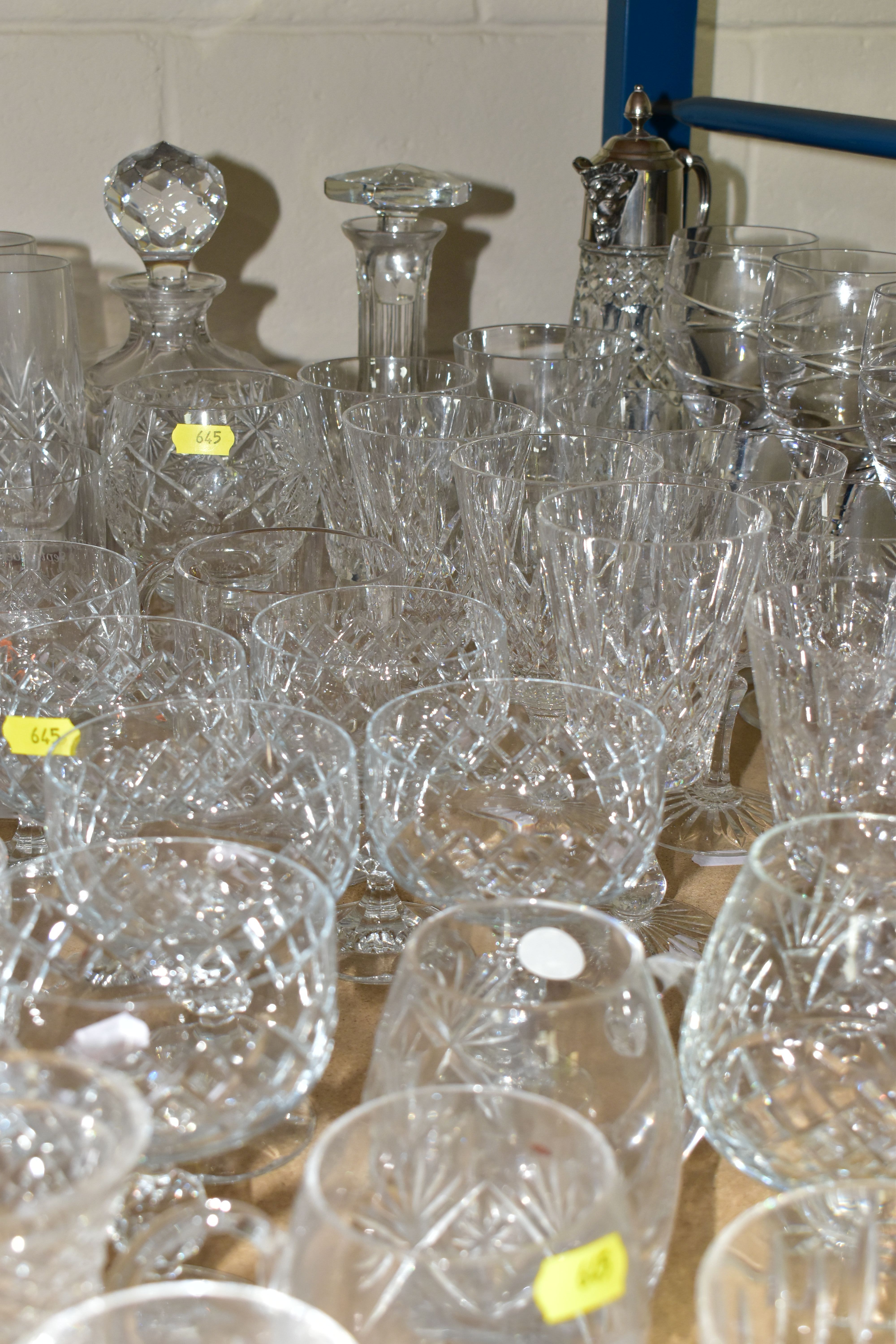 A QUANTITY OF CRYSTAL DRINKING WARE, to include four boxed Dartington crystal stemless drinking - Image 3 of 6