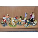 ELEVEN ROYAL DOULTON COMPANIONS FIGURES, comprising Enjoying the Summer C11, You Look Beautiful C10,