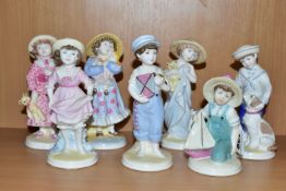 SEVEN LIMITED EDITION COALPORT FIGURINES FROM 'THE FAYE WHITTAKER COLLECTION' comprising My Pal