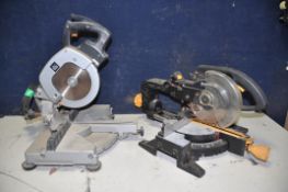 A ELU PS174 MITRE SAW (PAT fail due to exposed wire) along with a Performance Power Pro CLM190SMS