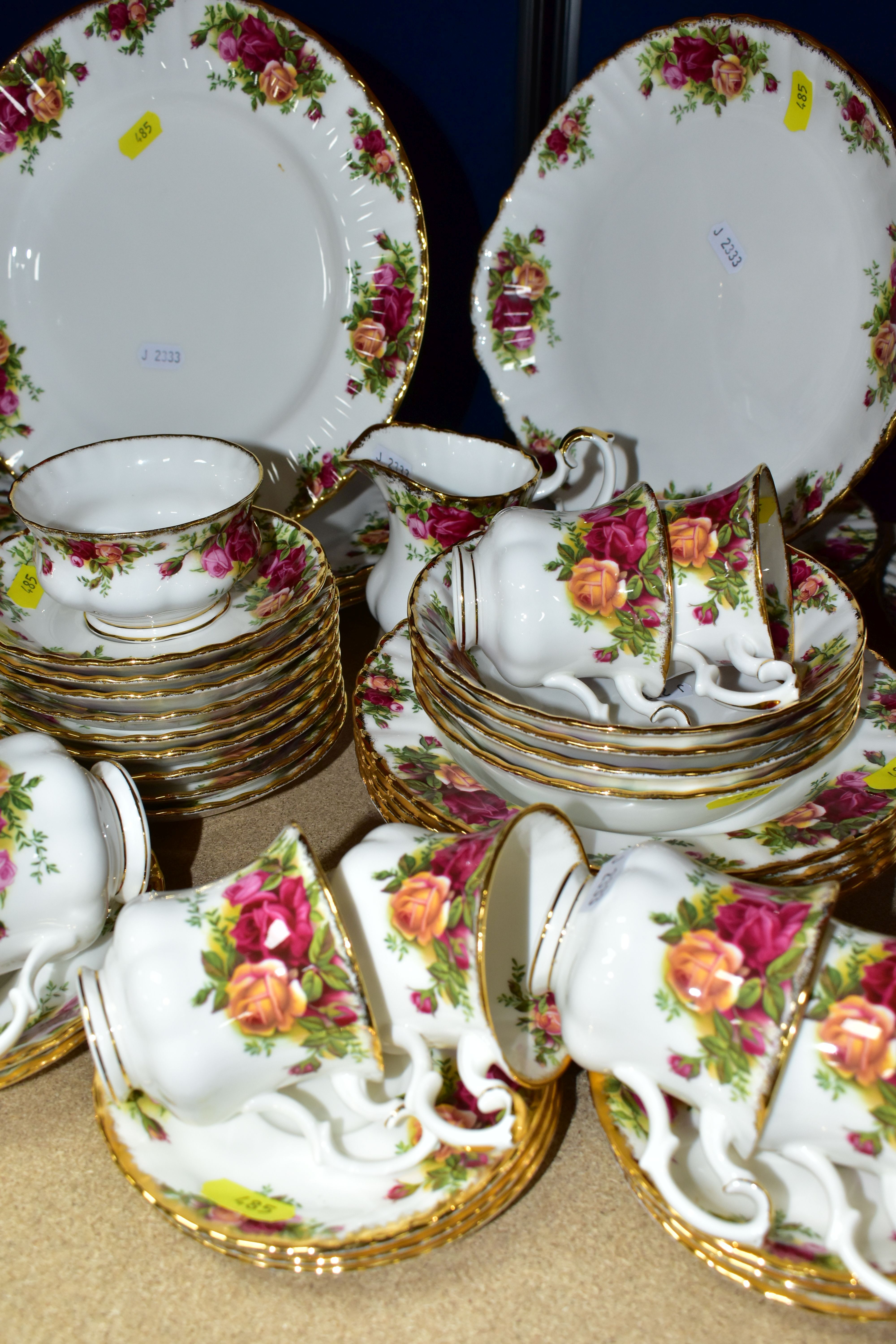 ROYAL ALBERT 'OLD COUNTRY ROSES' PATTERN PART DINNER SET/TEA SET, comprising six coffee cups - two - Image 4 of 4