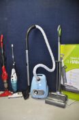 A G-TECH AIR RAM AR02 VACUUM CLEANER with original box, charger, spare filters (charger PAT pass but