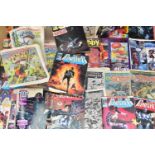 A BOX OF APPROXIMATELY 80 COMICS, including a quantity of 2000AD comics, a quantity of Punisher (