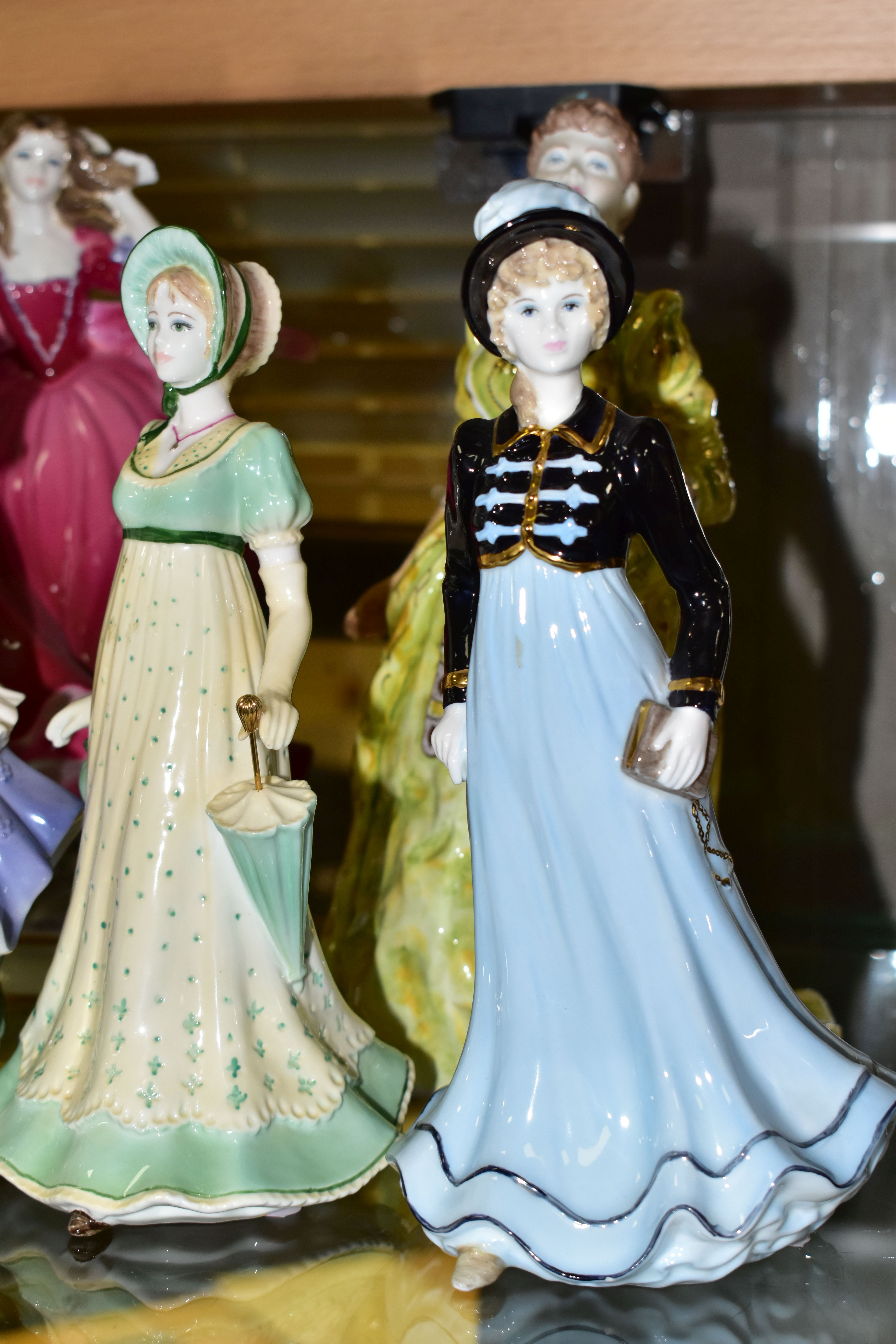 FIVE LIMITED EDITION COALPORT FIGURINES, comprising Cathy and Tess from the 'Epic Story - Image 2 of 6