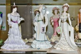 SIX COALPORT LIMITED EDITION FIGURINES FROM THE GOLDERN AGE COLLECTION, comprising 'Beatrice at