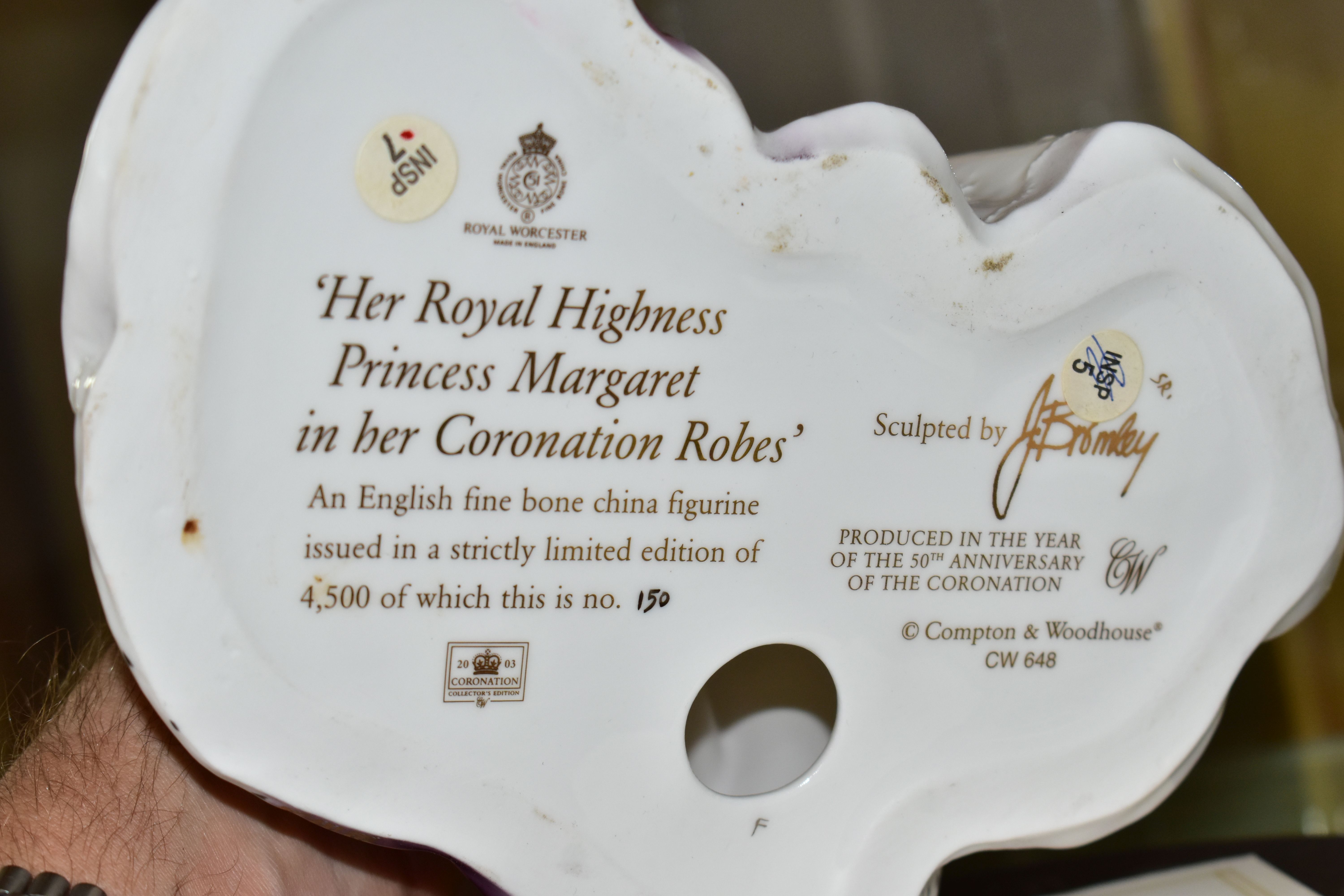 A ROYAL WORCESTER FOR COMPTON & WOODHOUSE LIMITED EDITION FIGURE 'HER ROYAL HIGHNESS PRINCESS - Image 4 of 4