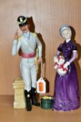TWO ROYAL DOULTON FIGURES, comprising a saluting soldier 'Good morning Ma'am' HN2895, approximate