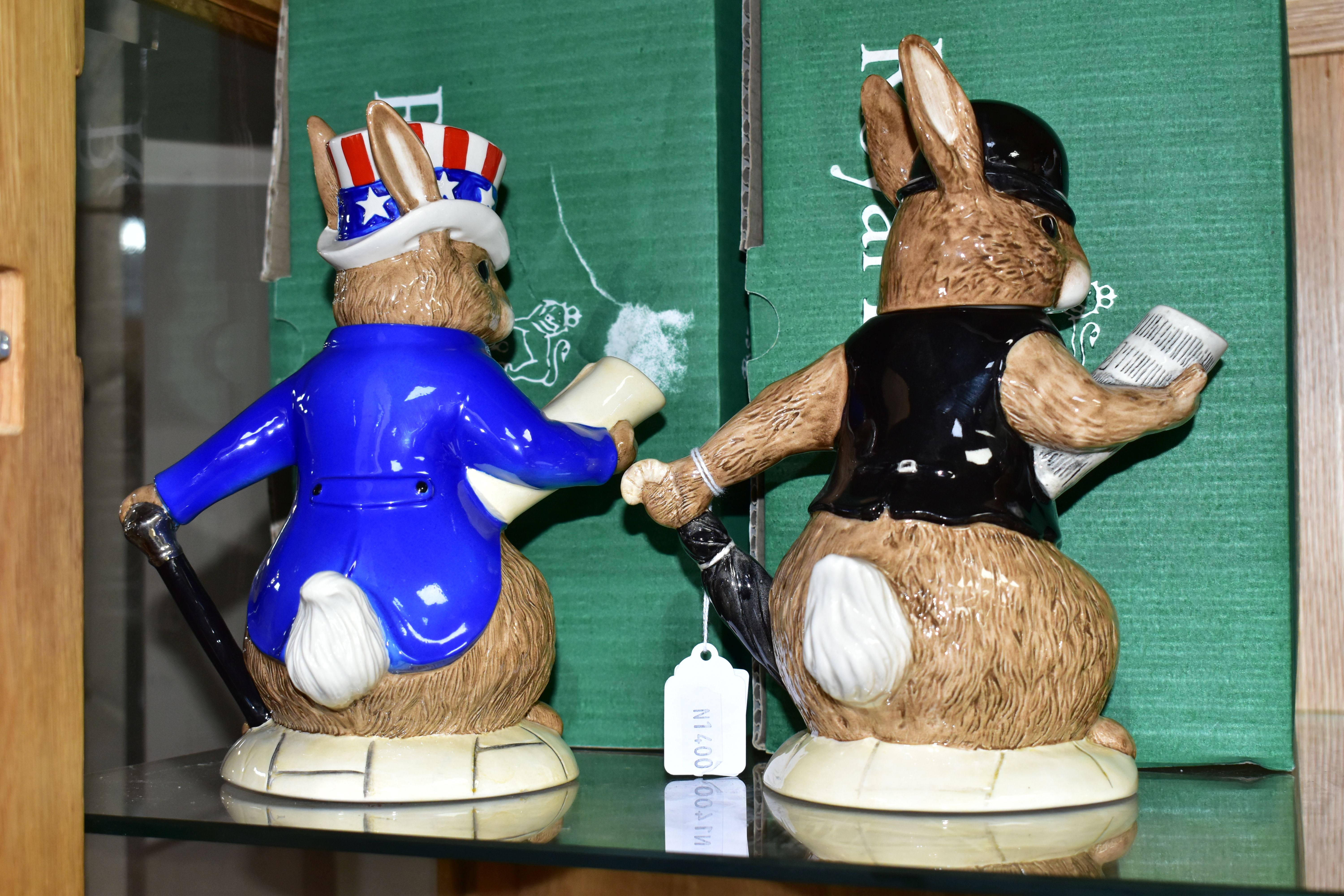 TWO BOXED ROYAL DOULTON LIMITED EDITION BUNNYKINS TEAPOTS OF THE WORLD, special edition of 2500, - Image 2 of 4