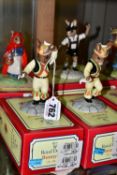 SEVEN BOXED ROYAL DOULTON BUNNYKINS SPECIAL EVENTS FIGURES, comprising two Morris Dancer DB204 2000,