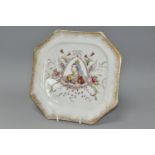 AN H AYNSLEY & CO OCTAGONAL PLATE COMMEMORATING QUEEN VICTORIA'S DIAMOND JUBILEE, the printed and