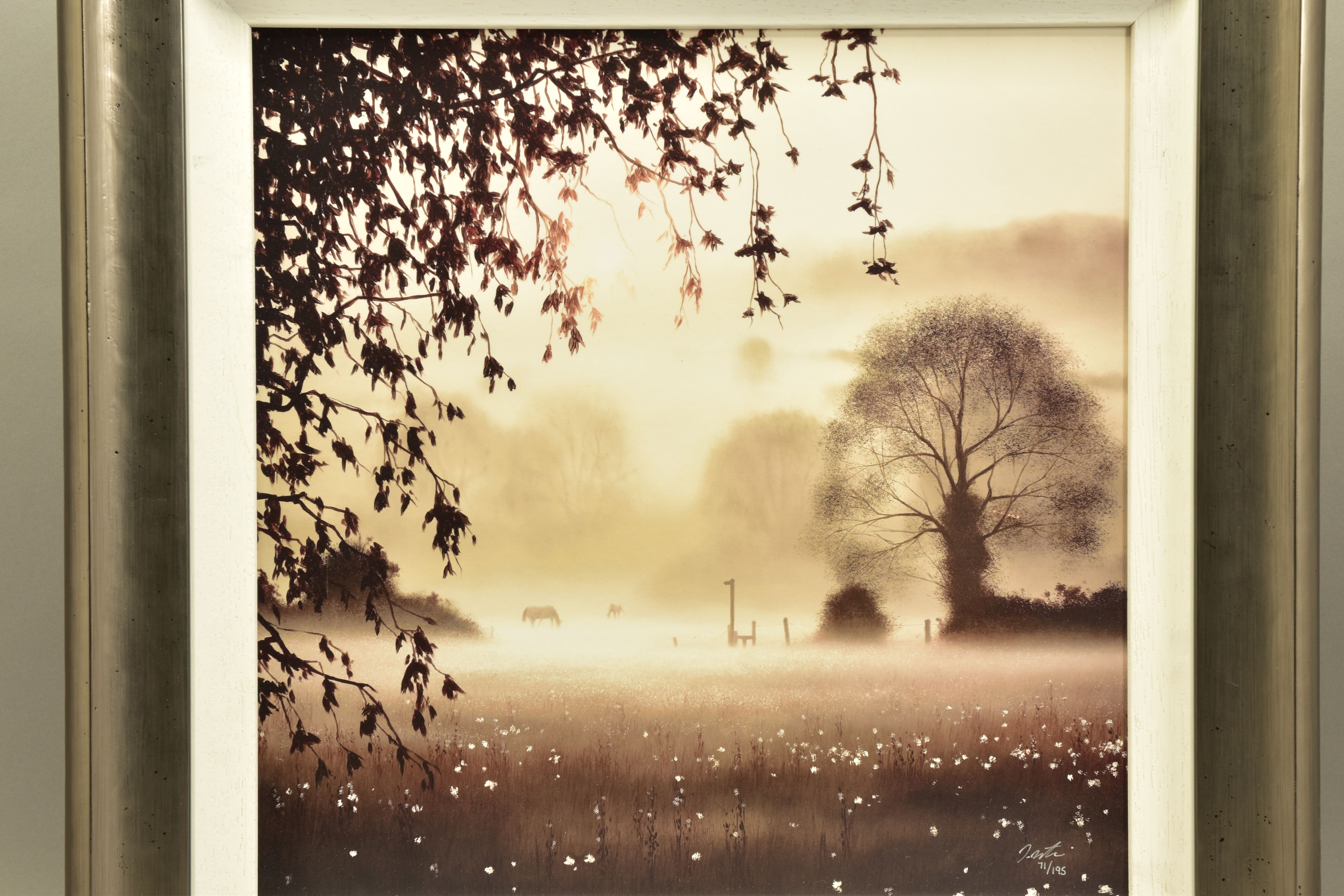 JOHN WATERHOUSE (BRITISH 1967) 'ENCHANTED DAY', a signed limited edition print depicting a foggy - Bild 2 aus 6