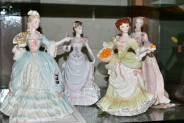 FOUR COALPORT LIMITED EDITION FIGURES FROM THE 'FEMMES FATALES' SERIES, comprising Marie