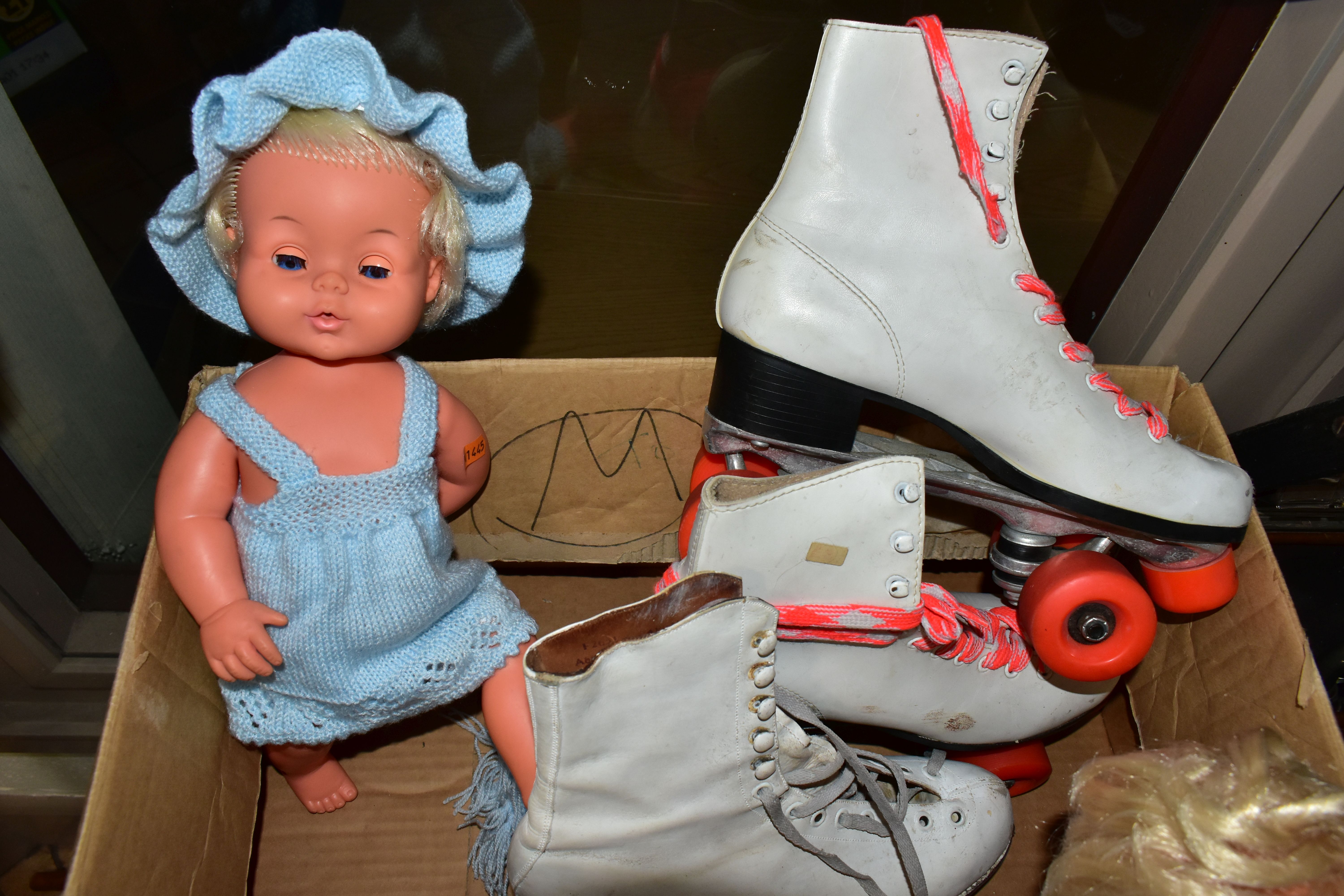 AN UNBOXED PALITOY TINY TOYS DOLL, with a smaller Palitoy vinyl baby doll and similar unmarked doll, - Image 3 of 3