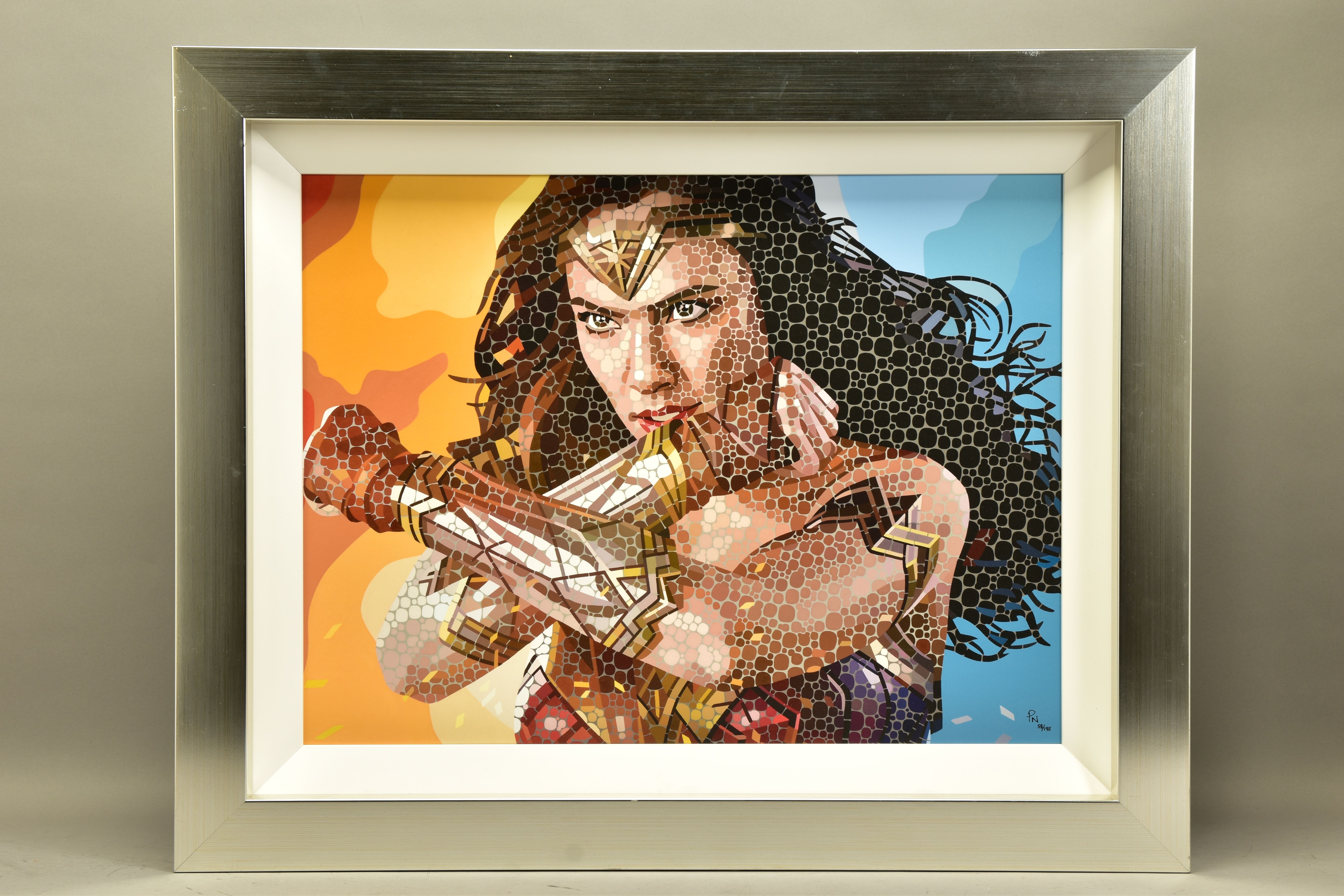 PAUL NORMANSELL (BRITISH 1978) 'THE TIME IS NOW' a signed limited edition print of Gal Gadot as