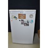 A HOTPOINT RZAV21P UNDERCOUNTER FREEZER measuring width 55cm x depth 62cdm x height 84cm (PAT pass