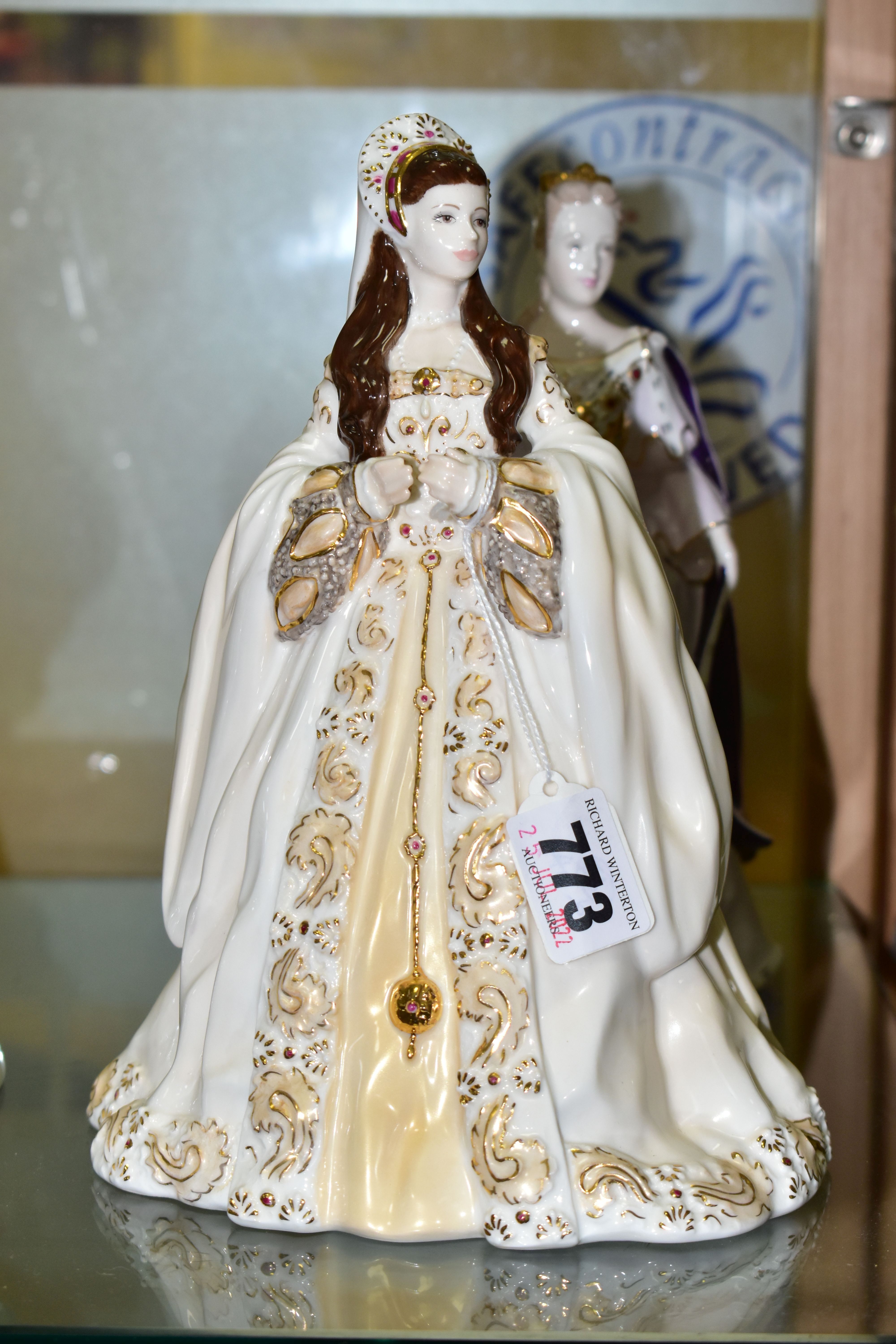 TWO COALPORT LIMITED FIGURES, comprising a Compton & Woodhouse 'Lady Jane Grey', CW 648, no.717/4500