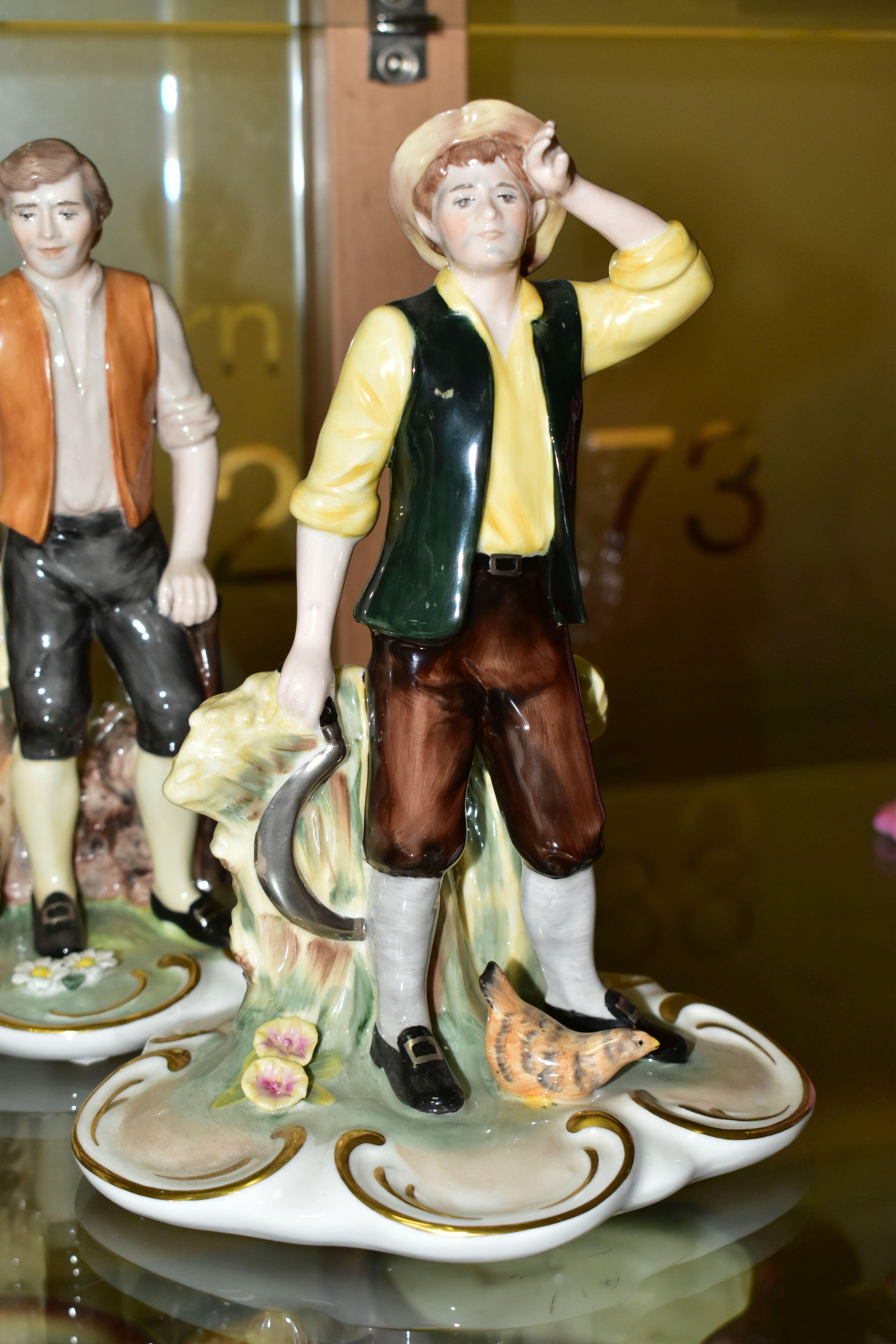 THREE LIMITED EDITION COALPORT FIGURE GROUPS FROM THE ARCADIAN COLLECTION, comprising The Goose - Image 5 of 5